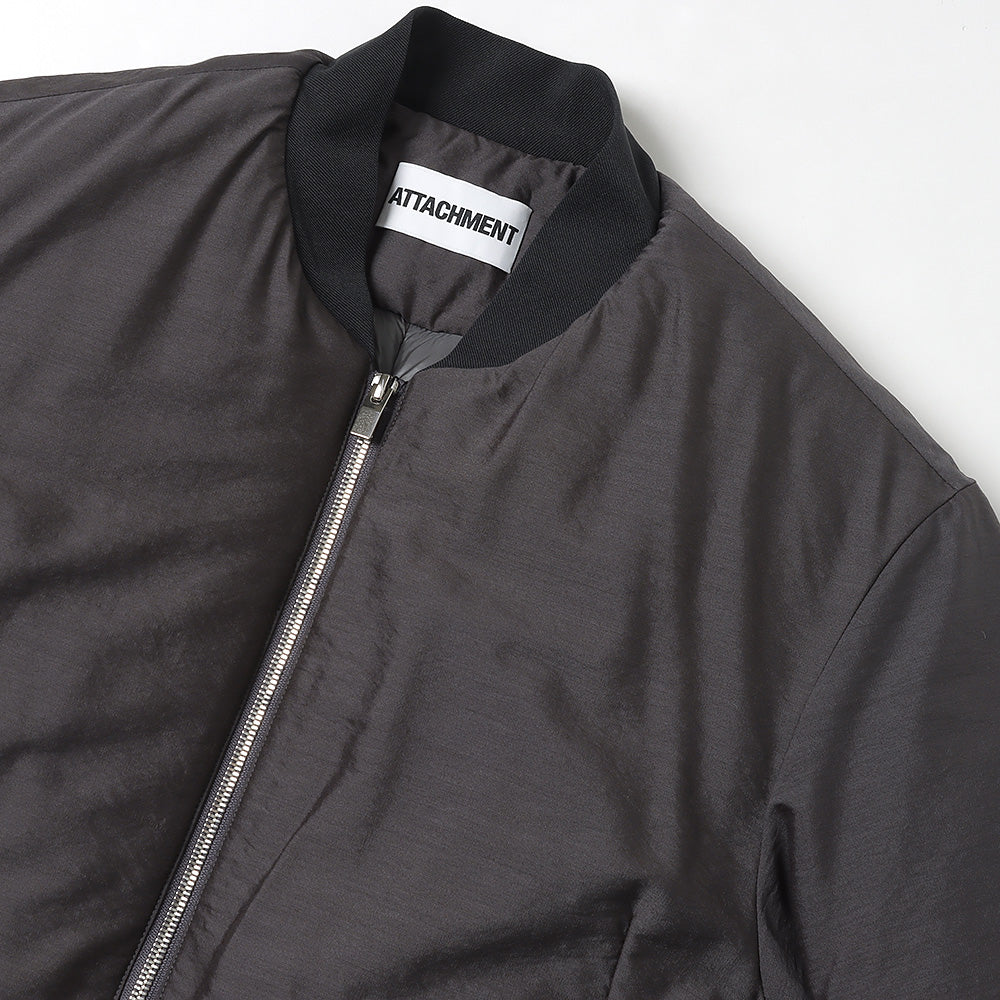 WO/NY VOILE PADDING BOMBER JACKET