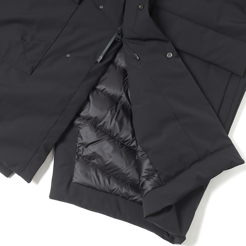 3LAYER LIGHT TAFFETA UTILITY DOWN COAT
