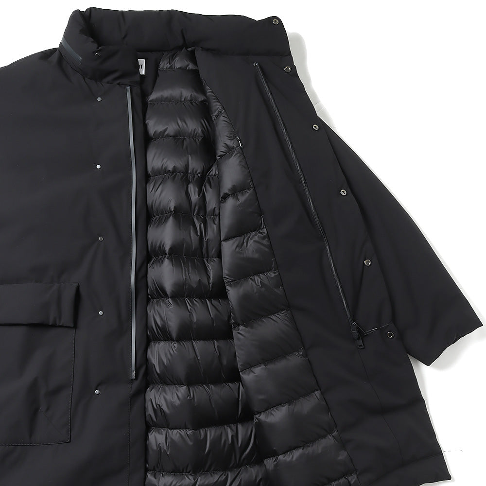 3LAYER LIGHT TAFFETA UTILITY DOWN COAT
