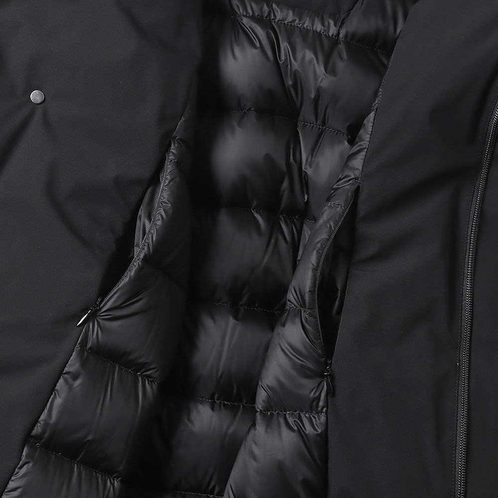 3LAYER LIGHT TAFFETA UTILITY DOWN COAT