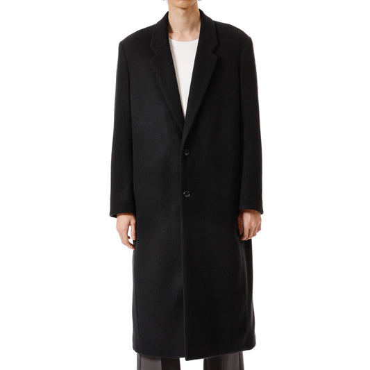  WOOL SHAGGY PADDING CHESTER COAT  