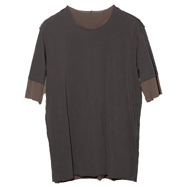 80/2 TIGHT TENSION JERSEY LAYERED T-SHIRT