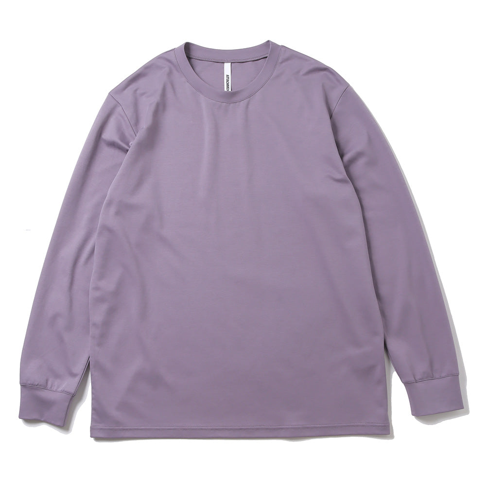COTTON DOUBLE FACE OVERSIZED L/S TEE