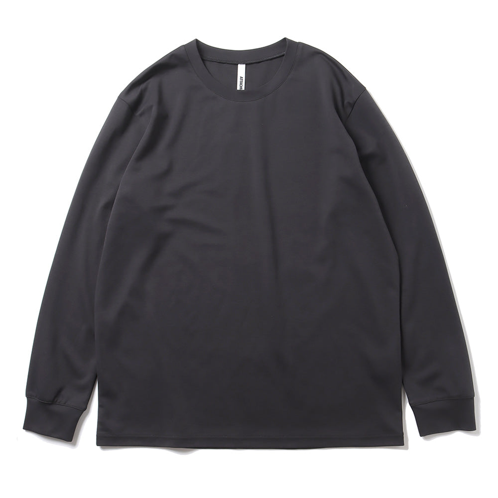 COTTON DOUBLE FACE OVERSIZED L/S TEE