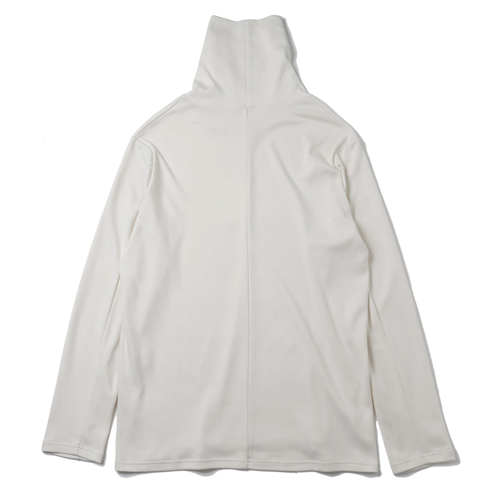 HEAVY COTTON DOUBLE FACE WIDE HIGHNECK L/S TEE