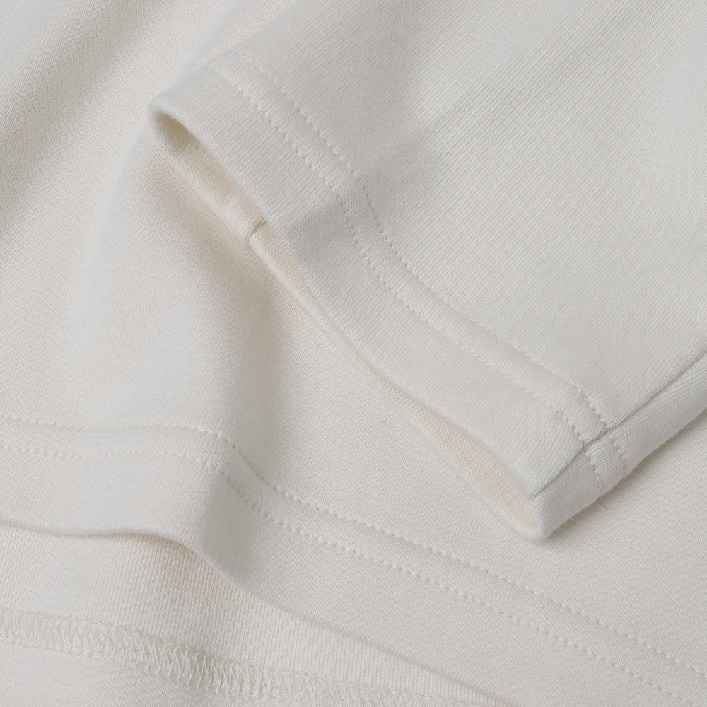 HEAVY COTTON DOUBLE FACE WIDE HIGHNECK L/S TEE