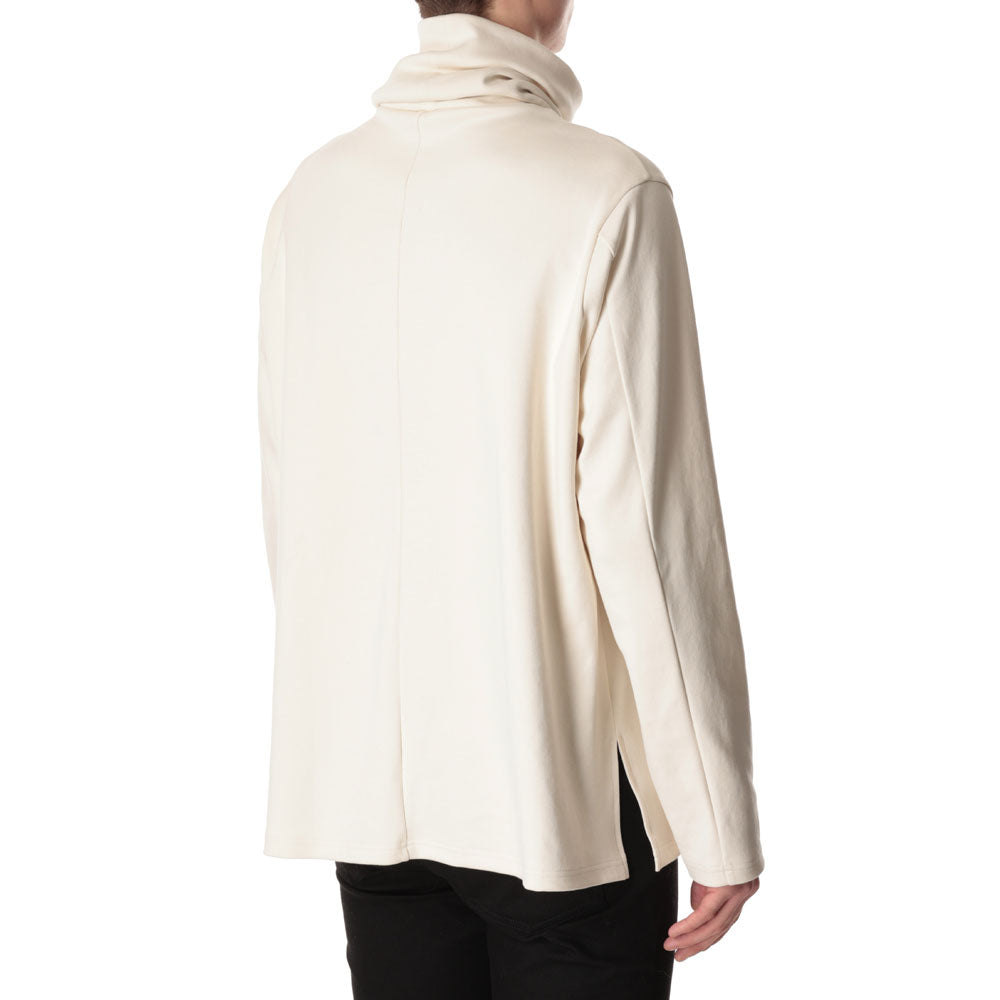 HEAVY COTTON DOUBLE FACE WIDE HIGHNECK L/S TEE
