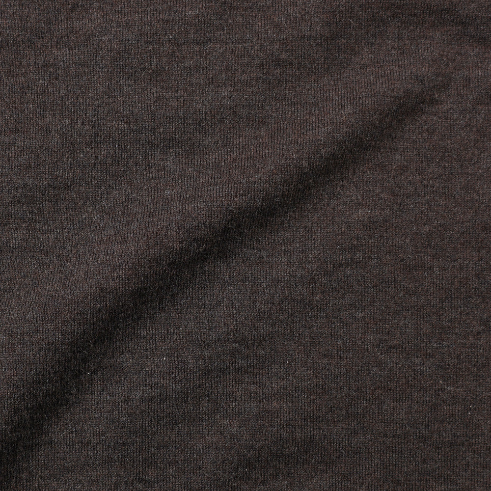COTTON YAK KNIT POLO CARDIGAN