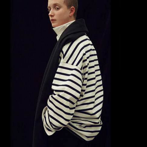 INTERIM-HYPER BIG SUVIN GIZA BASQUE SHIRT-look