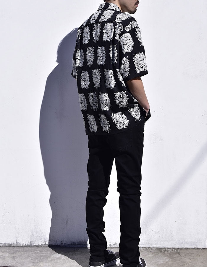 NOAH LYON × MINEDENIM S/S Open Collar SH