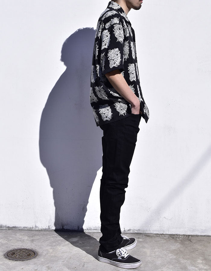 NOAH LYON × MINEDENIM S/S Open Collar SH