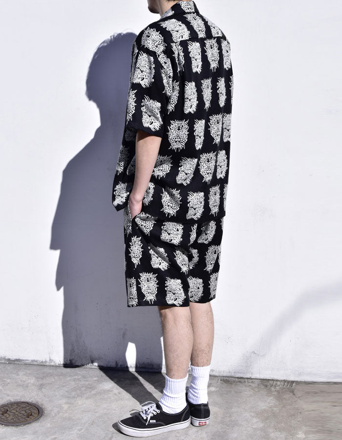 NOAH LYON × MINEDENIM S/S Open Collar SH