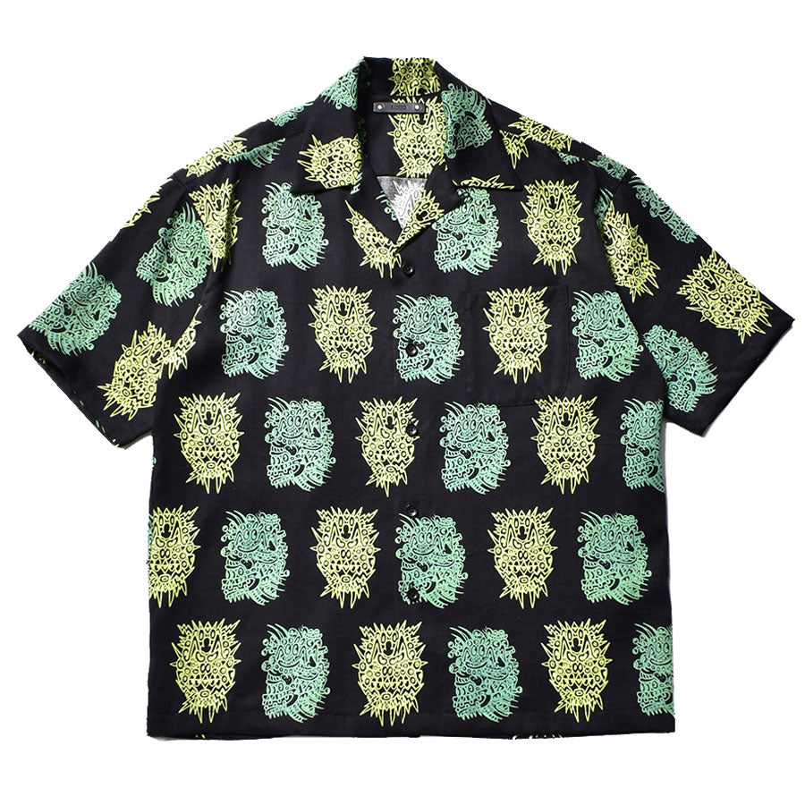 NOAH LYON × MINEDENIM S/S Open Collar SH