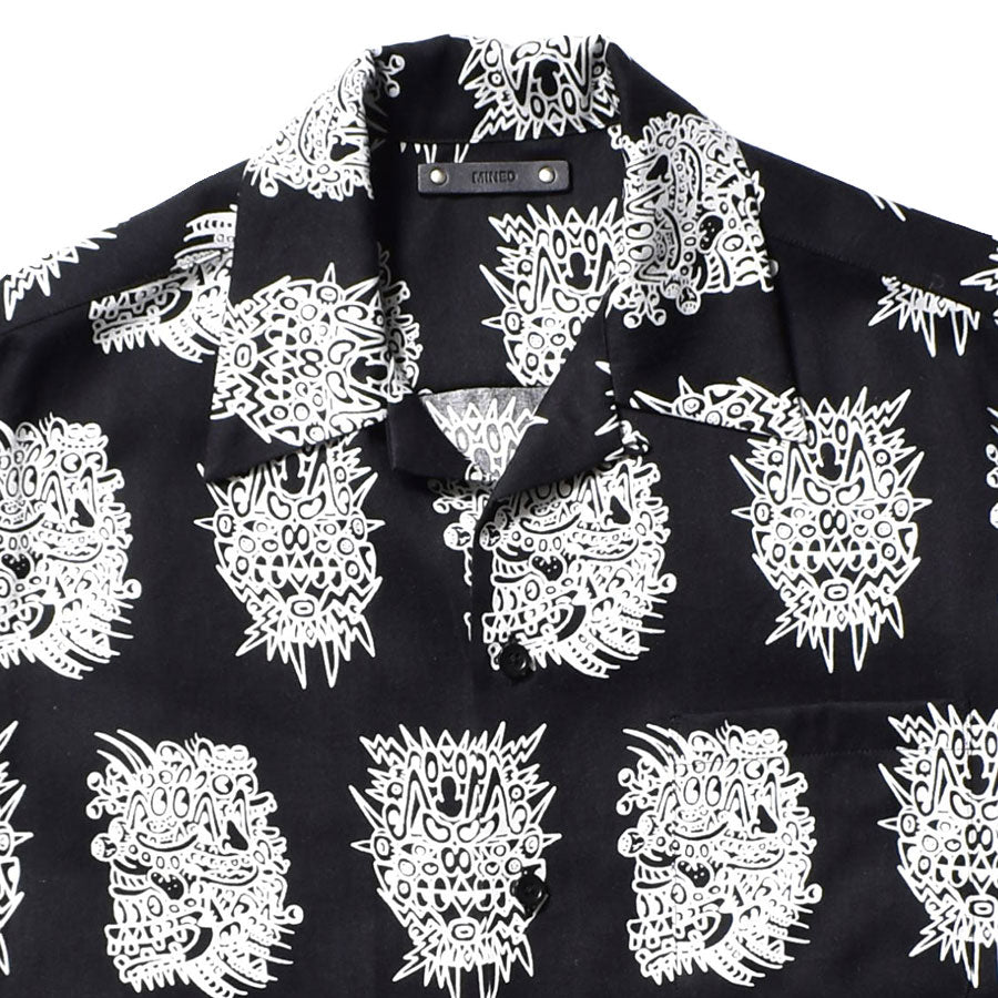 NOAH LYON × MINEDENIM S/S Open Collar SH