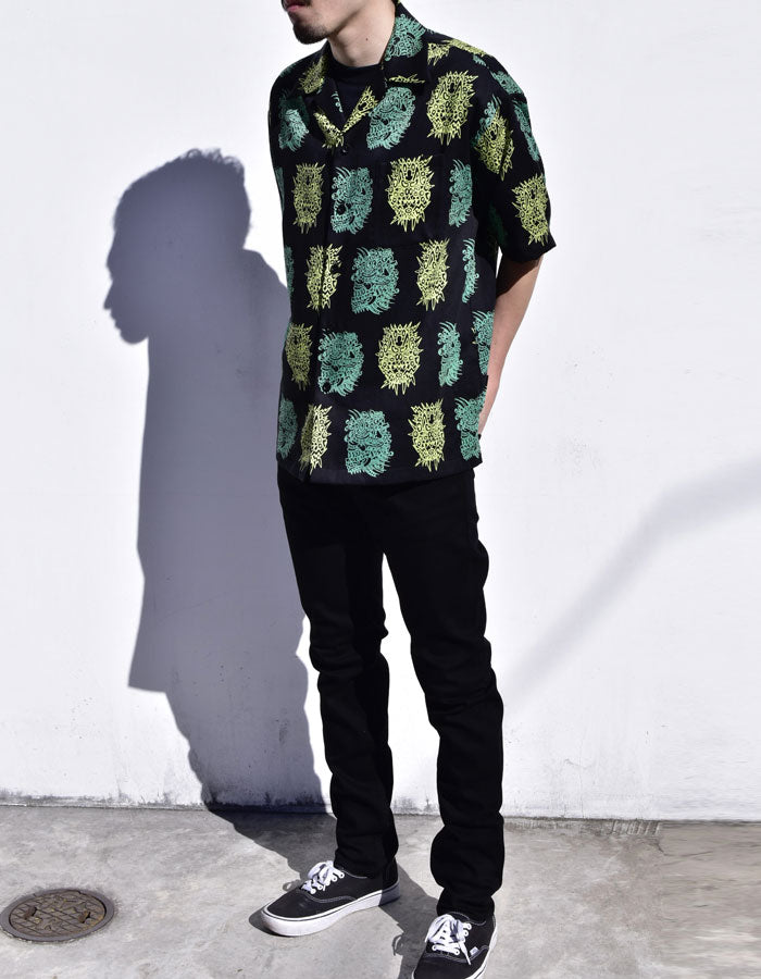 NOAH LYON × MINEDENIM S/S Open Collar SH