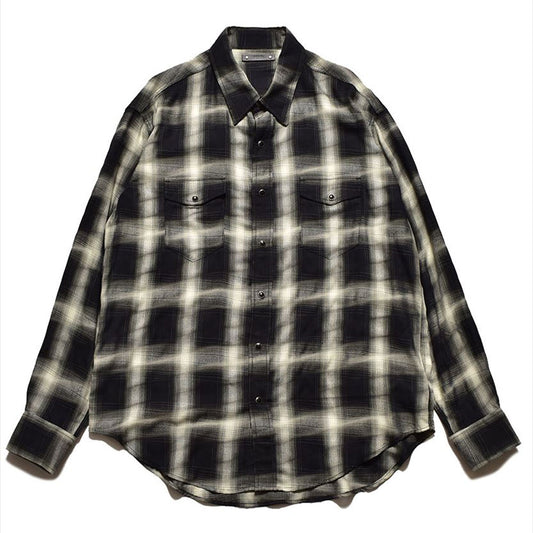  Distortion Ombre Check L.Western SH  
