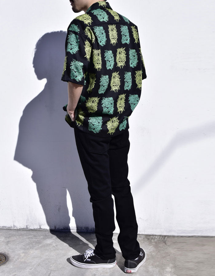 NOAH LYON × MINEDENIM S/S Open Collar SH