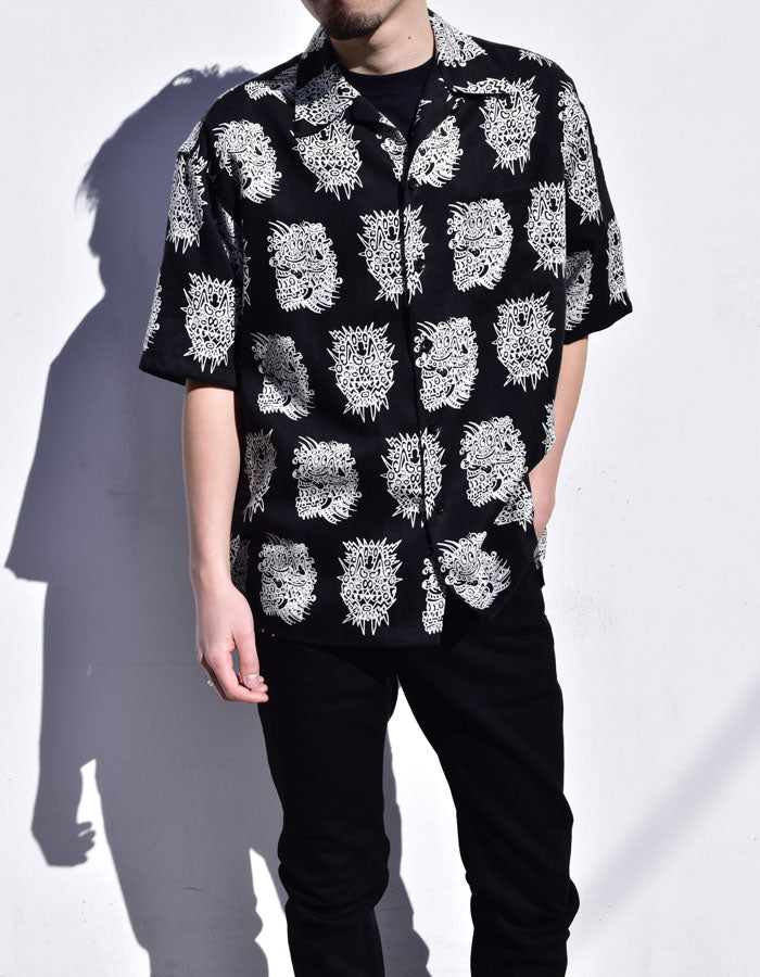 NOAH LYON × MINEDENIM S/S Open Collar SH