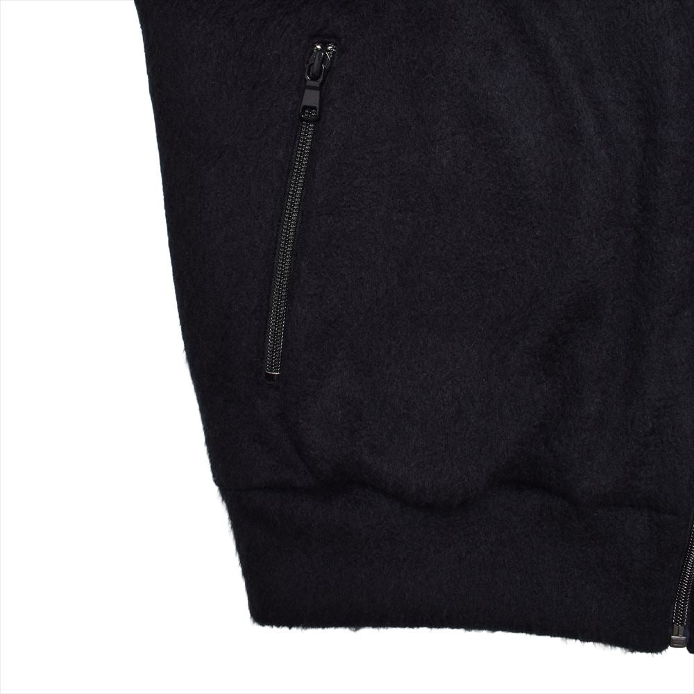 A.Wool Shaggy Track Jacket