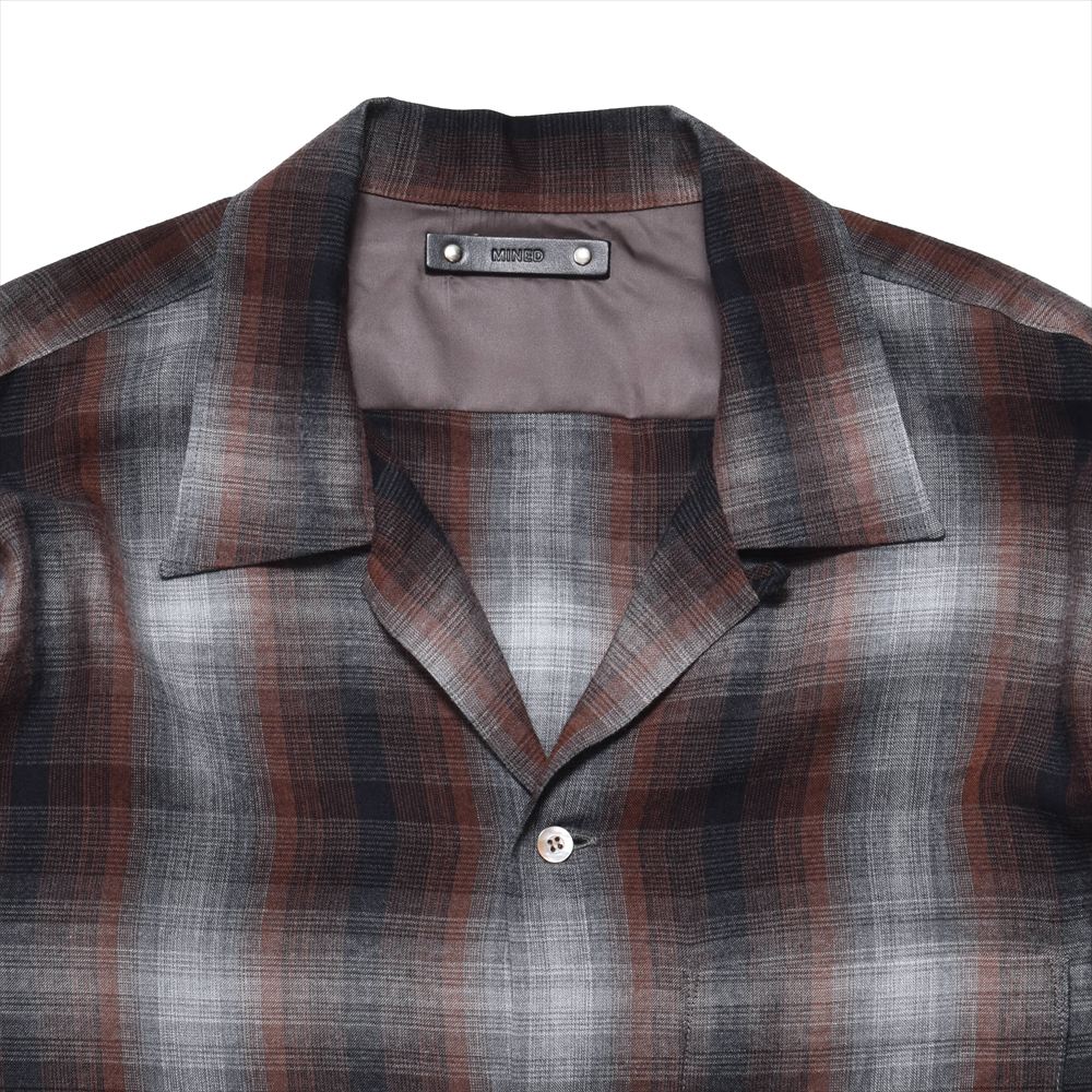 T.Rayon Ombre Open Collar SH