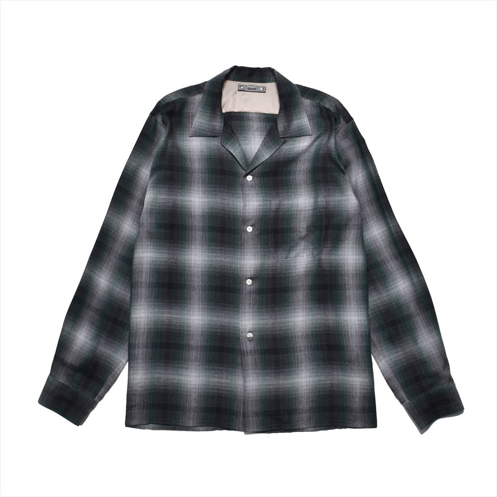 T.Rayon Ombre Open Collar SH