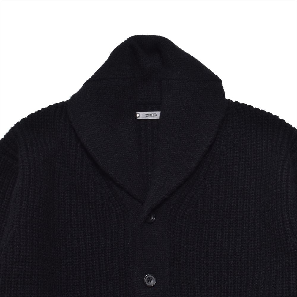 Baby Alpaca Wool Shawl Collar Knit Cardigan