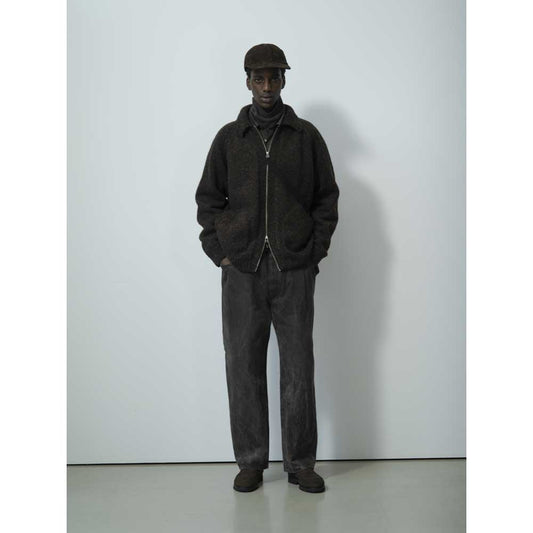  KNIT ZIP BLOUSON  