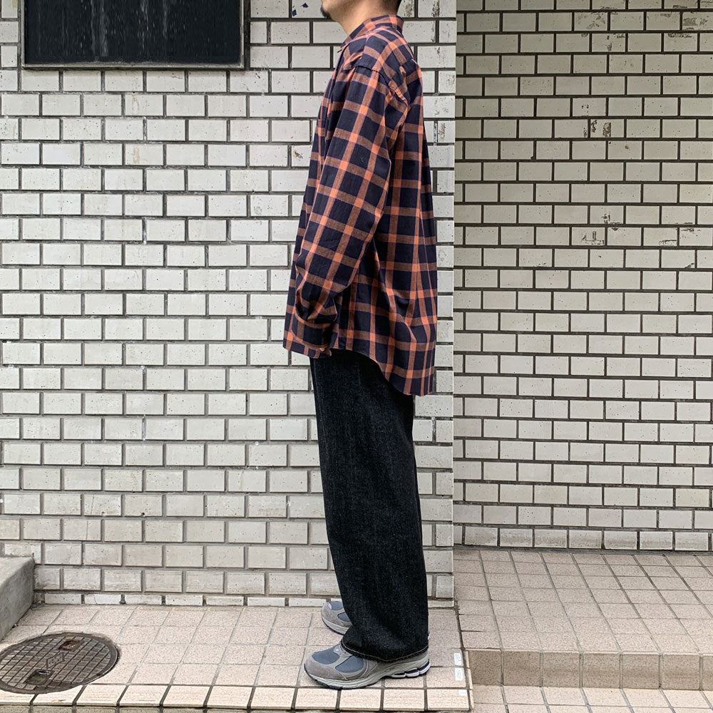 40s MIL BAGGY ZIPPED SHUTTLE DENIM TROUSERS