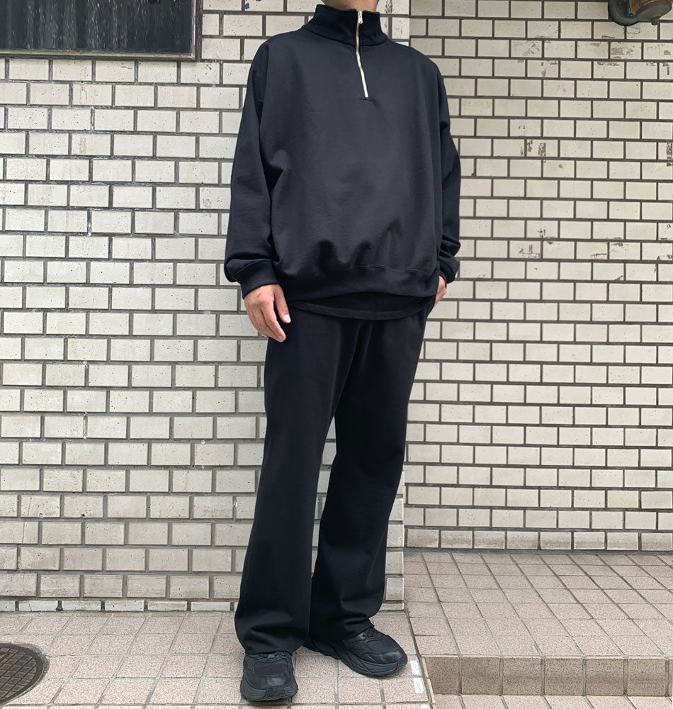 QUATER ZIP PULL OVER ORGANIC COTTON HEAVY FLEECE