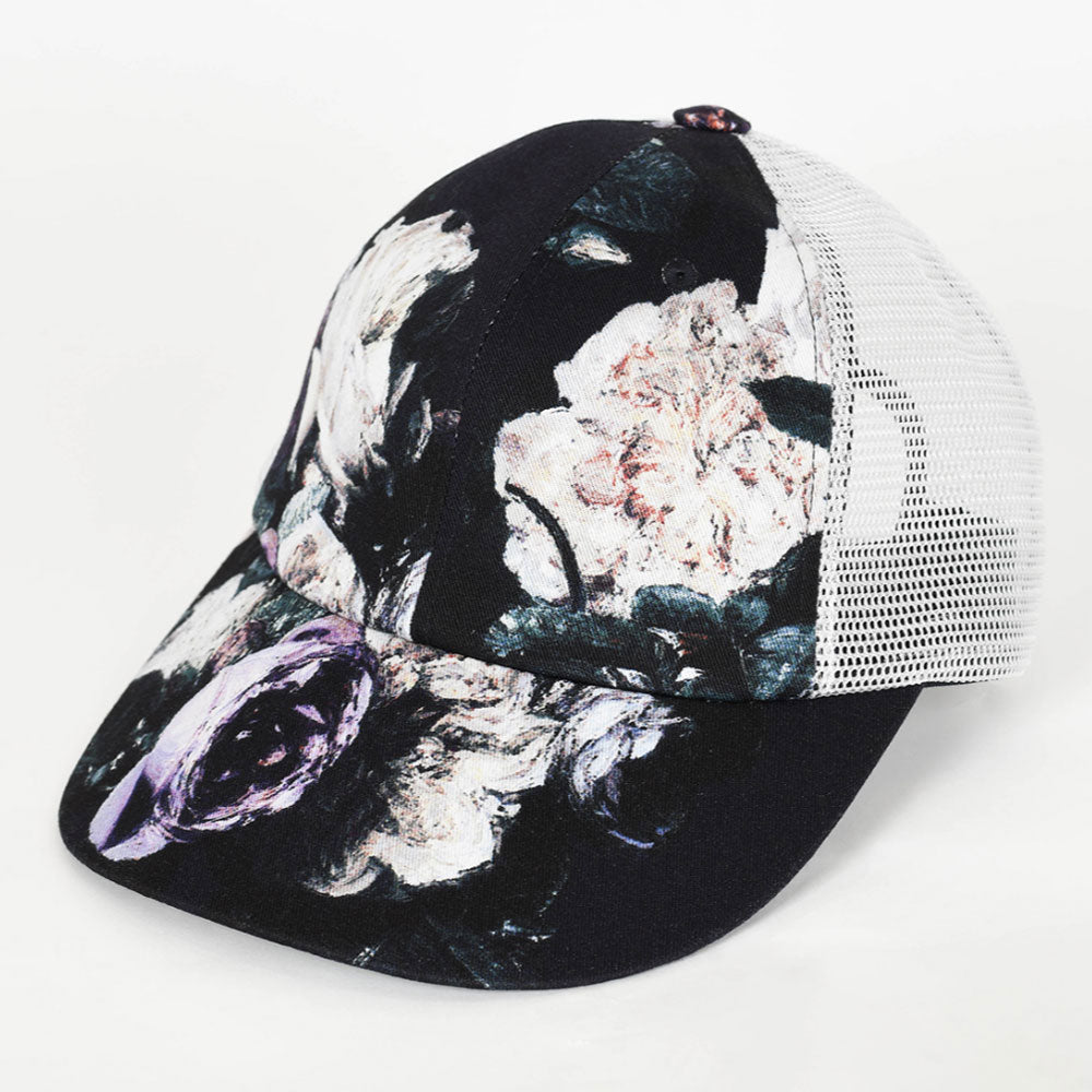 MESH CAP PAINT FLOWER