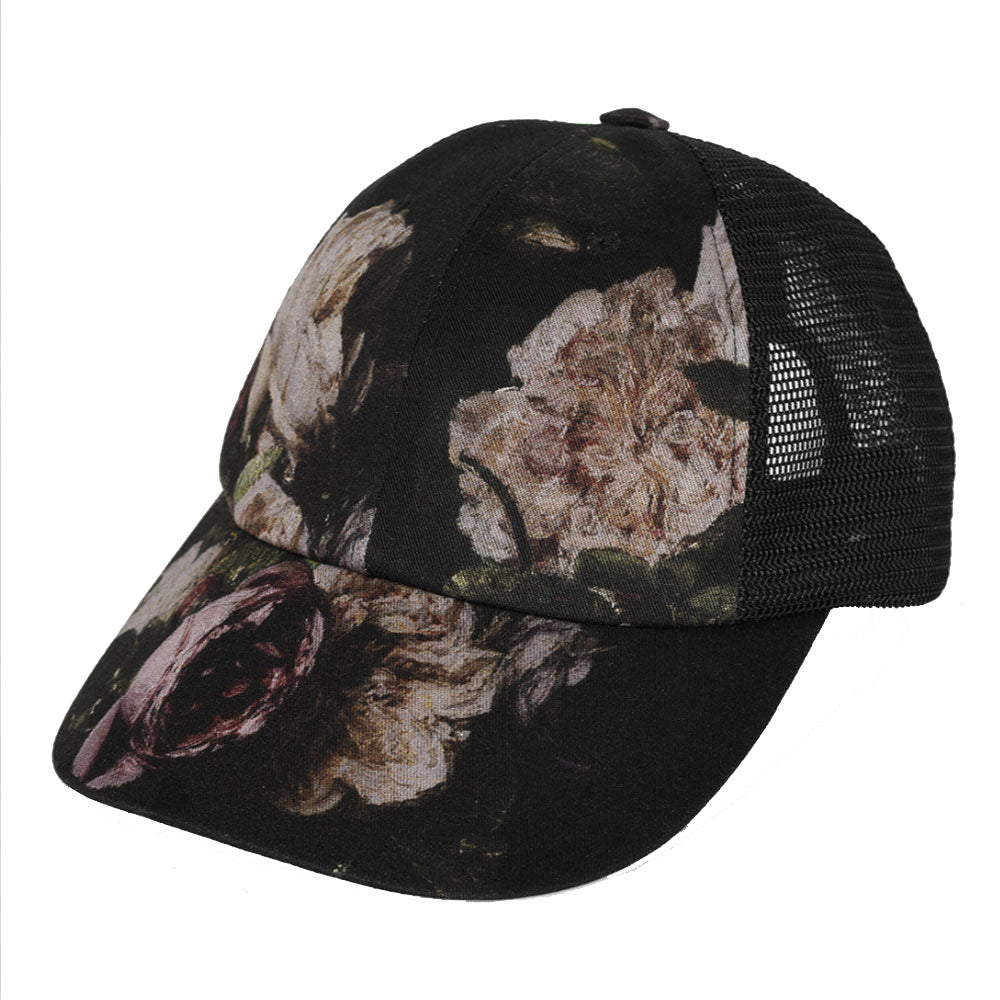 MESH CAP PAINT FLOWER