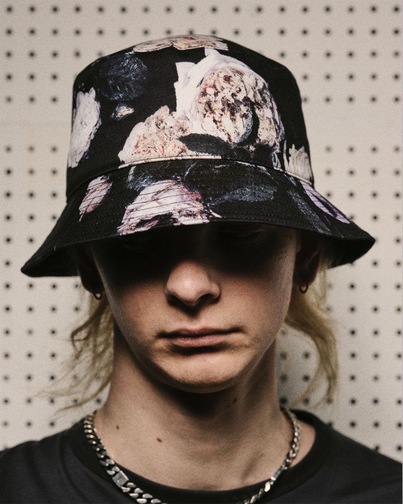 BUCKET HAT PAINT FLOWER