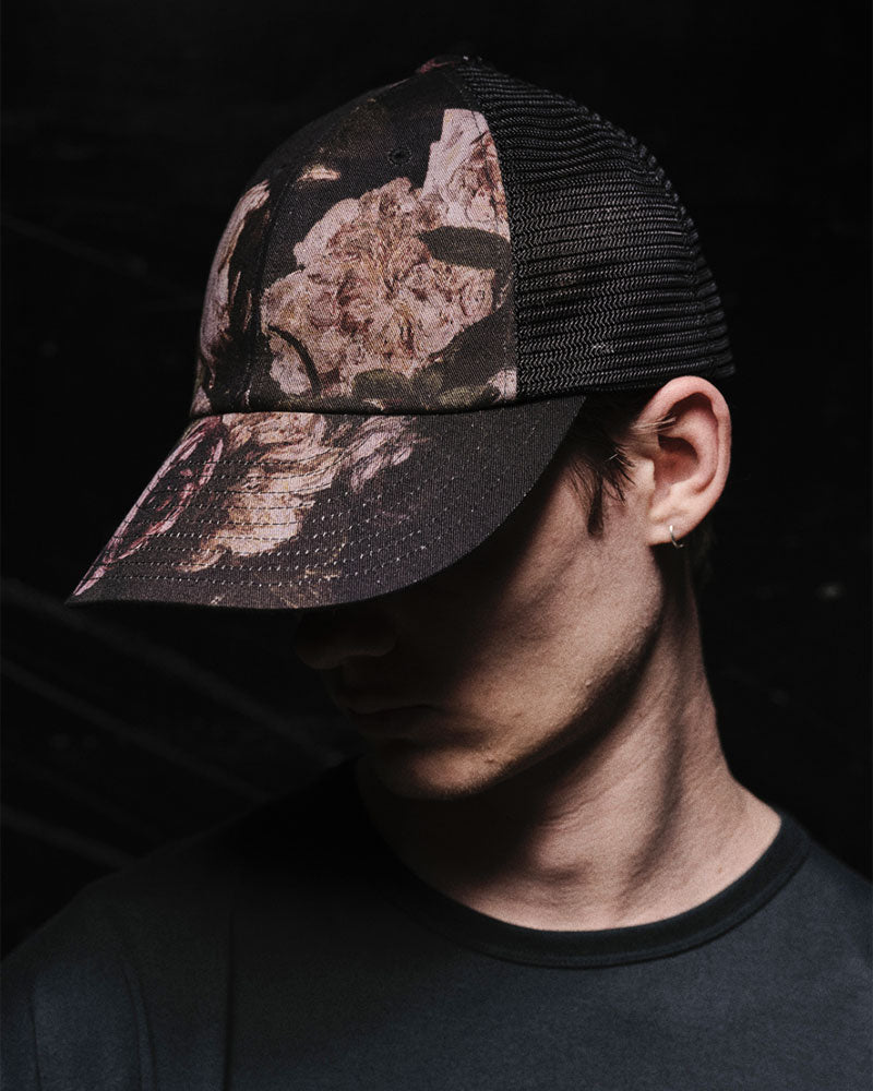 MESH CAP PAINT FLOWER