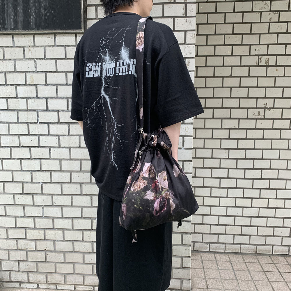 DRAWSTRING BAG (PAINT FLOWER)