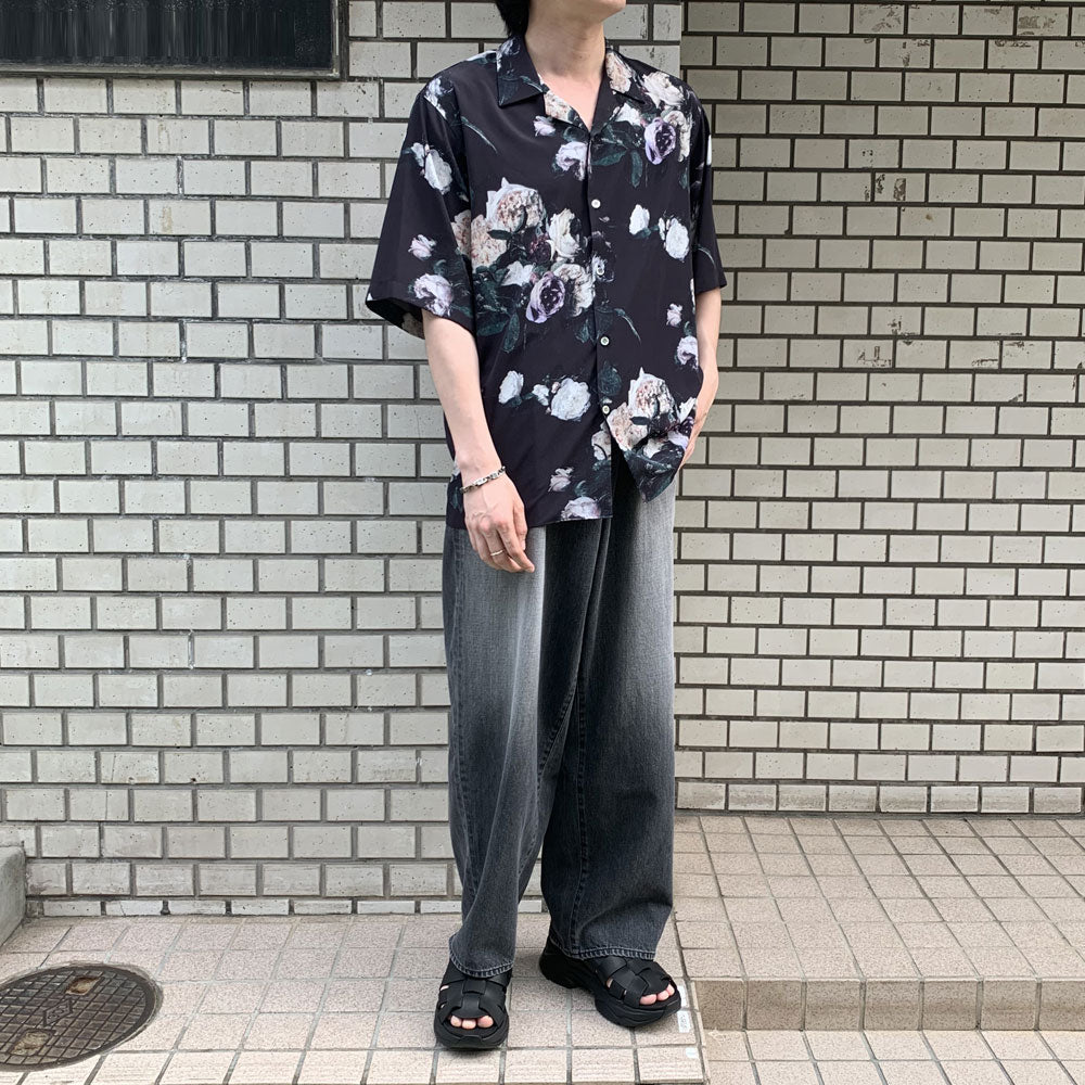 12oz DENIM TAPERED BAGGY PANTS