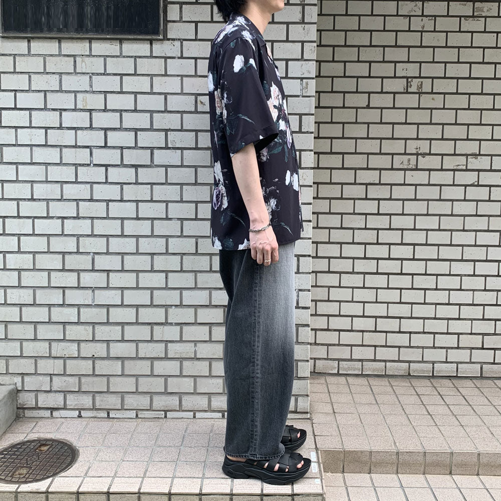 12oz DENIM TAPERED BAGGY PANTS