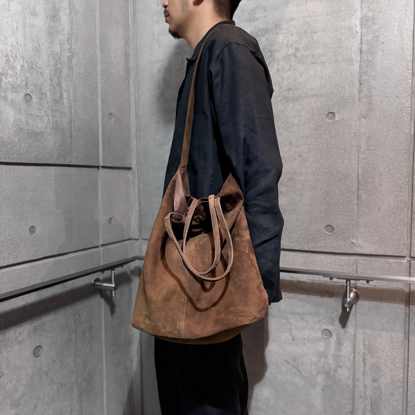 3WAY LARGE TOTE (COFFEE BROWN)