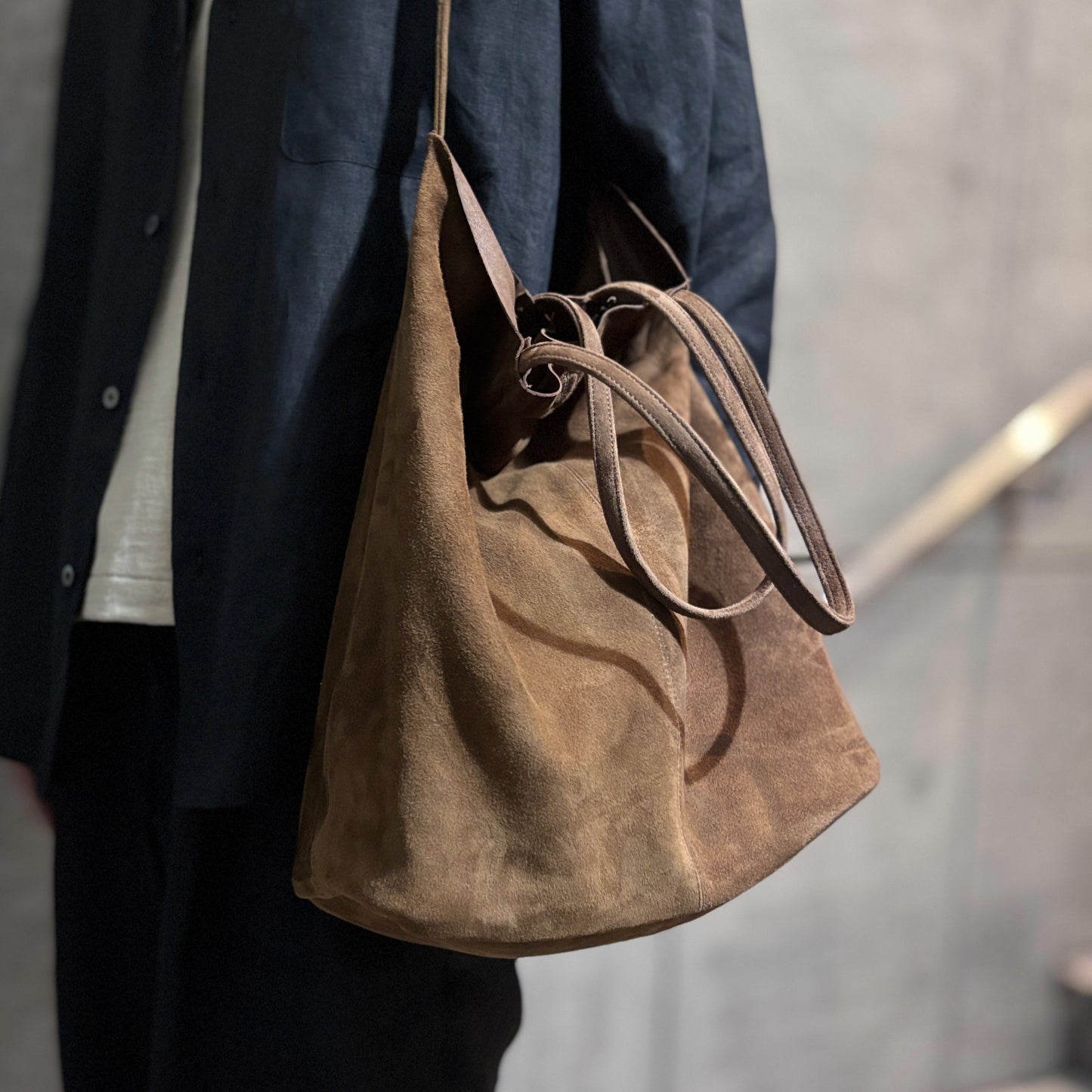 3WAY LARGE TOTE (COFFEE BROWN)