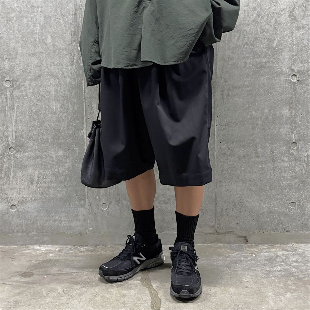 Pleat Dock Shorts Trousers