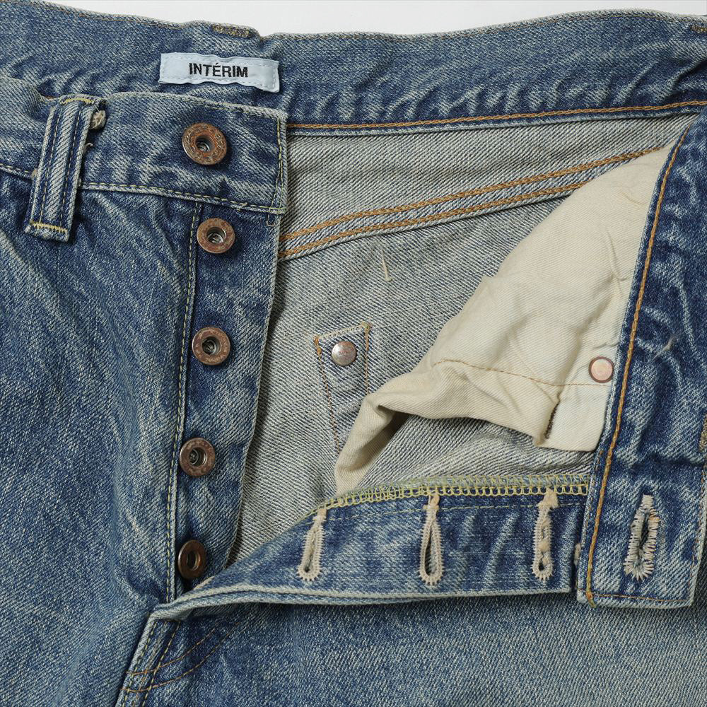 SHABBY HEAVY KIBATA SHUTTLE WWII 1943 DENIM JEANS
