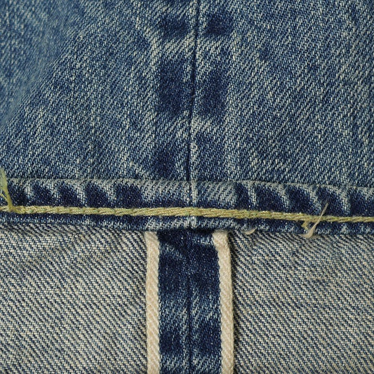  SHABBY HEAVY KIBATA SHUTTLE WWII 1943 DENIM JEANS  