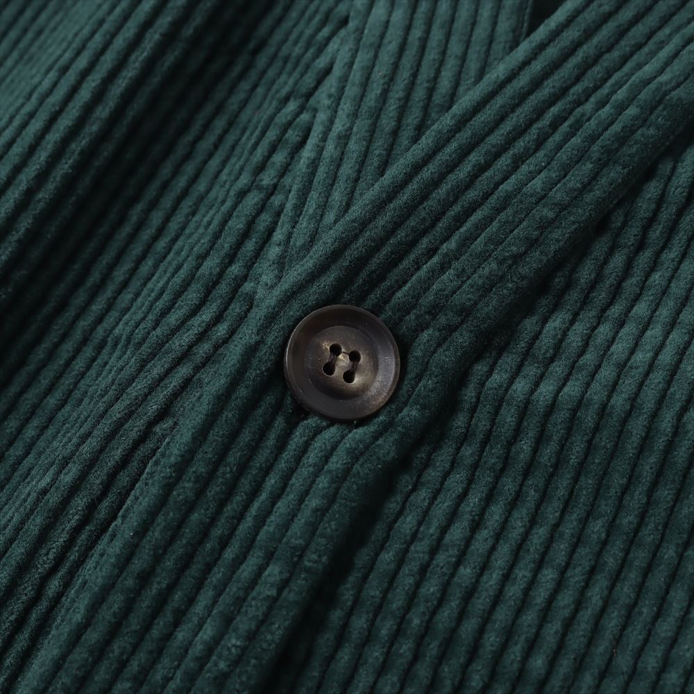 LIMITED WIDE COTTON CORDUROY V-CARDIGAN