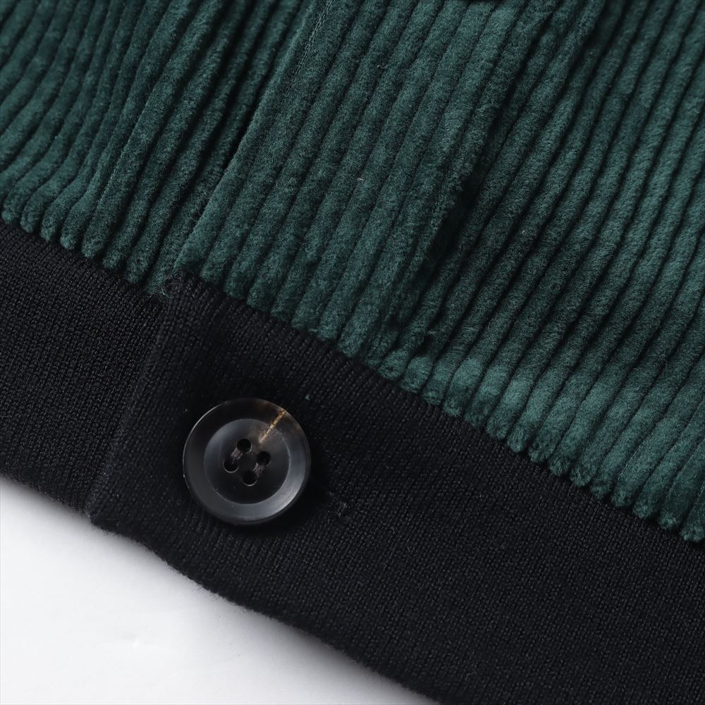 LIMITED WIDE COTTON CORDUROY V-CARDIGAN