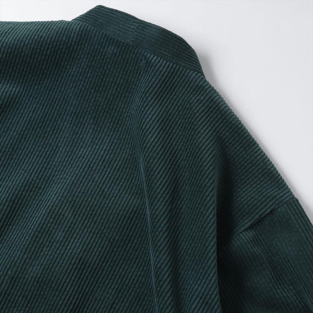 LIMITED WIDE COTTON CORDUROY V-CARDIGAN