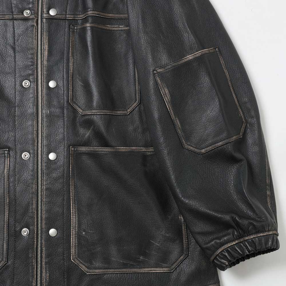 leather coverall