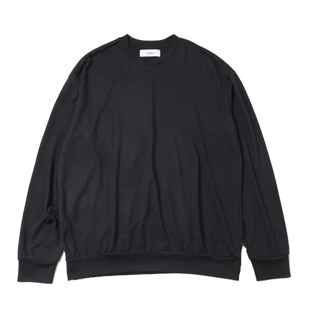 CREW NECK WOOL SINGLE JERSEY WASHABLE