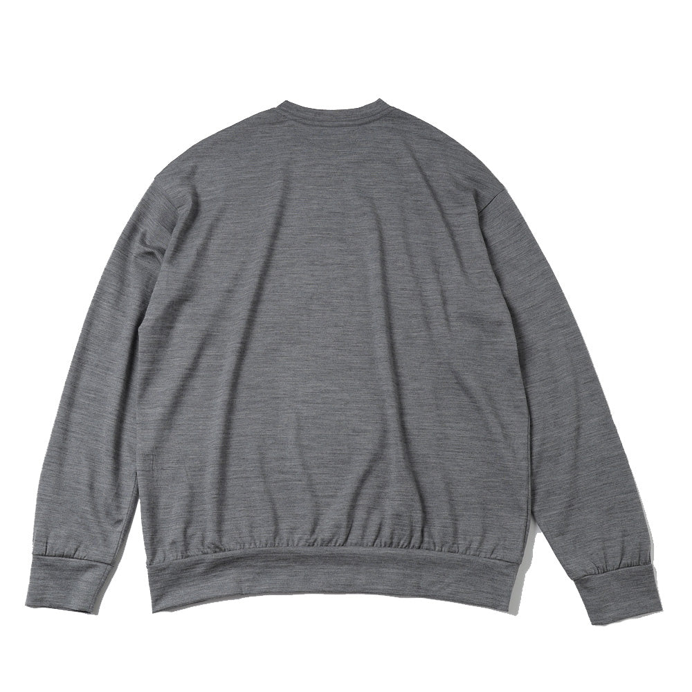 CREW NECK WOOL SINGLE JERSEY WASHABLE