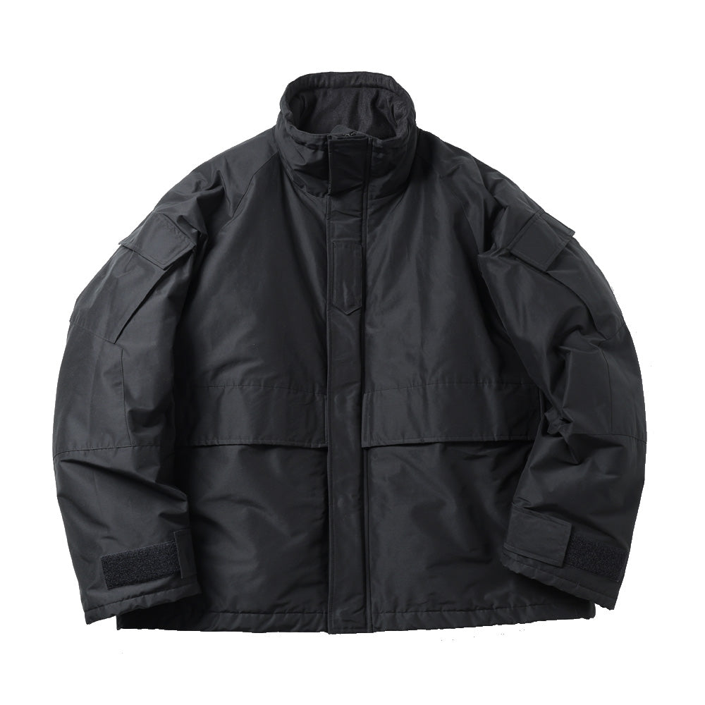 PUFFED ECWCS JACKET ORGANIC COTTON SILK HIGH COUNT TYPEWRITER