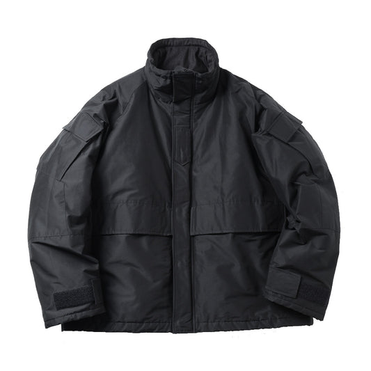  PUFFED ECWCS JACKET ORGANIC COTTON SILK HIGH COUNT TYPEWRITER  