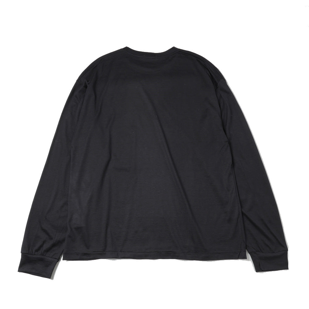 SILK COTTON JERSEY DEADSTOCK L/S TEE